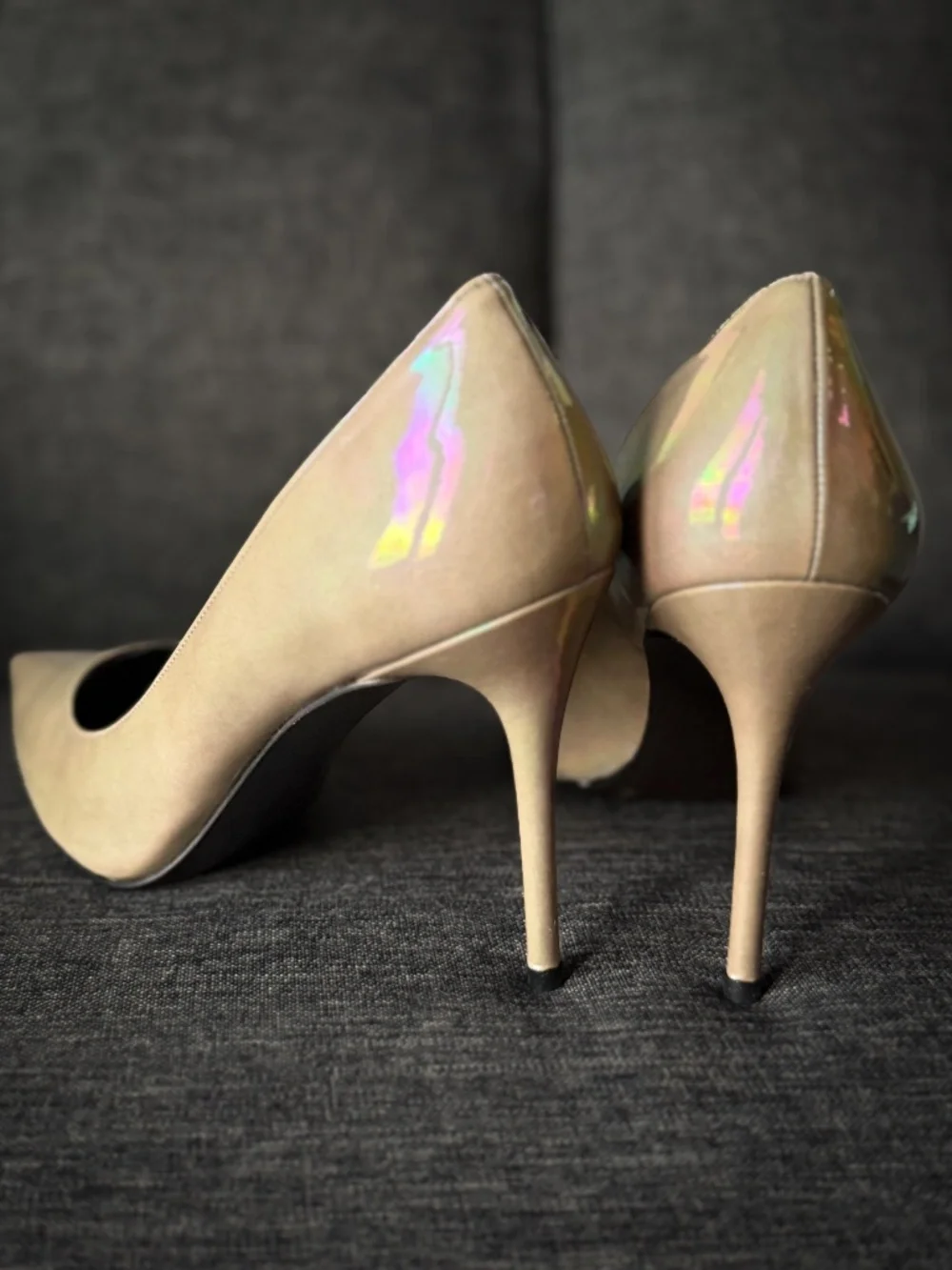 Stuart Weitzman |Flirt Cement Patent | size 12 | 105mm / 4.25 heel - Picture 2 of 9